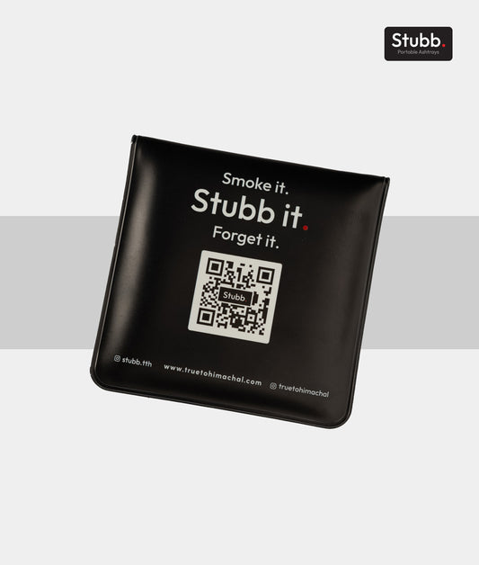 Black EVA Stubb Pocket Ashtray