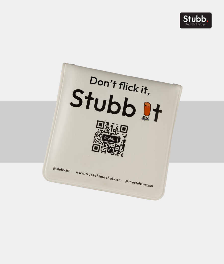 White EVA Stubb Pocket Ashtray