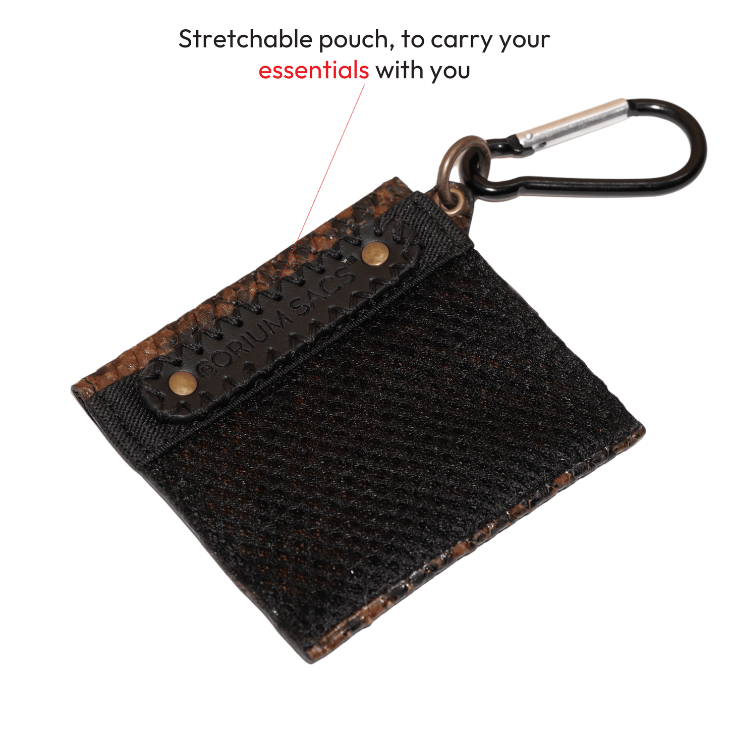 Portable Ashtray Skins - Leather - Brown