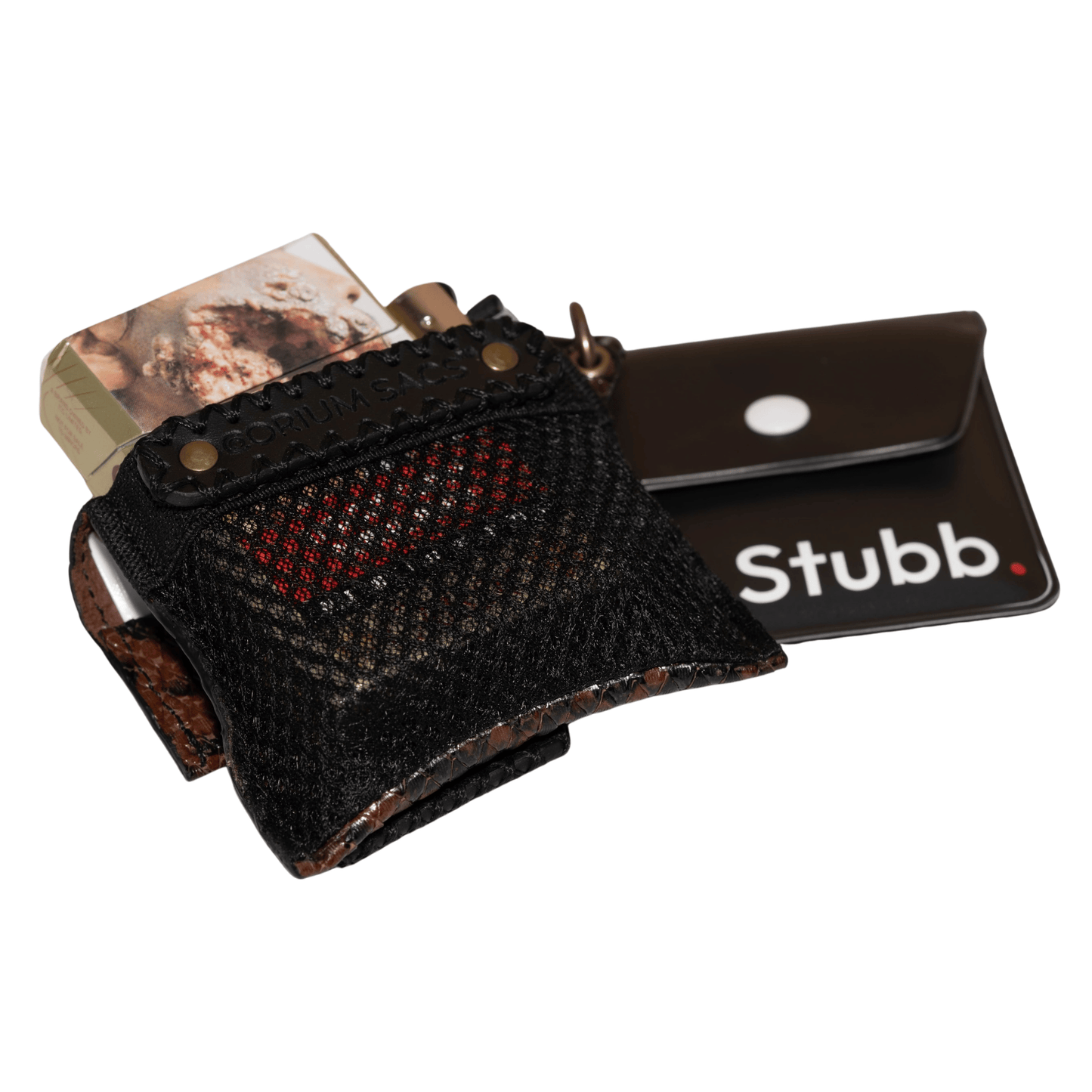 Portable Ashtray Skins - Leather - Brown