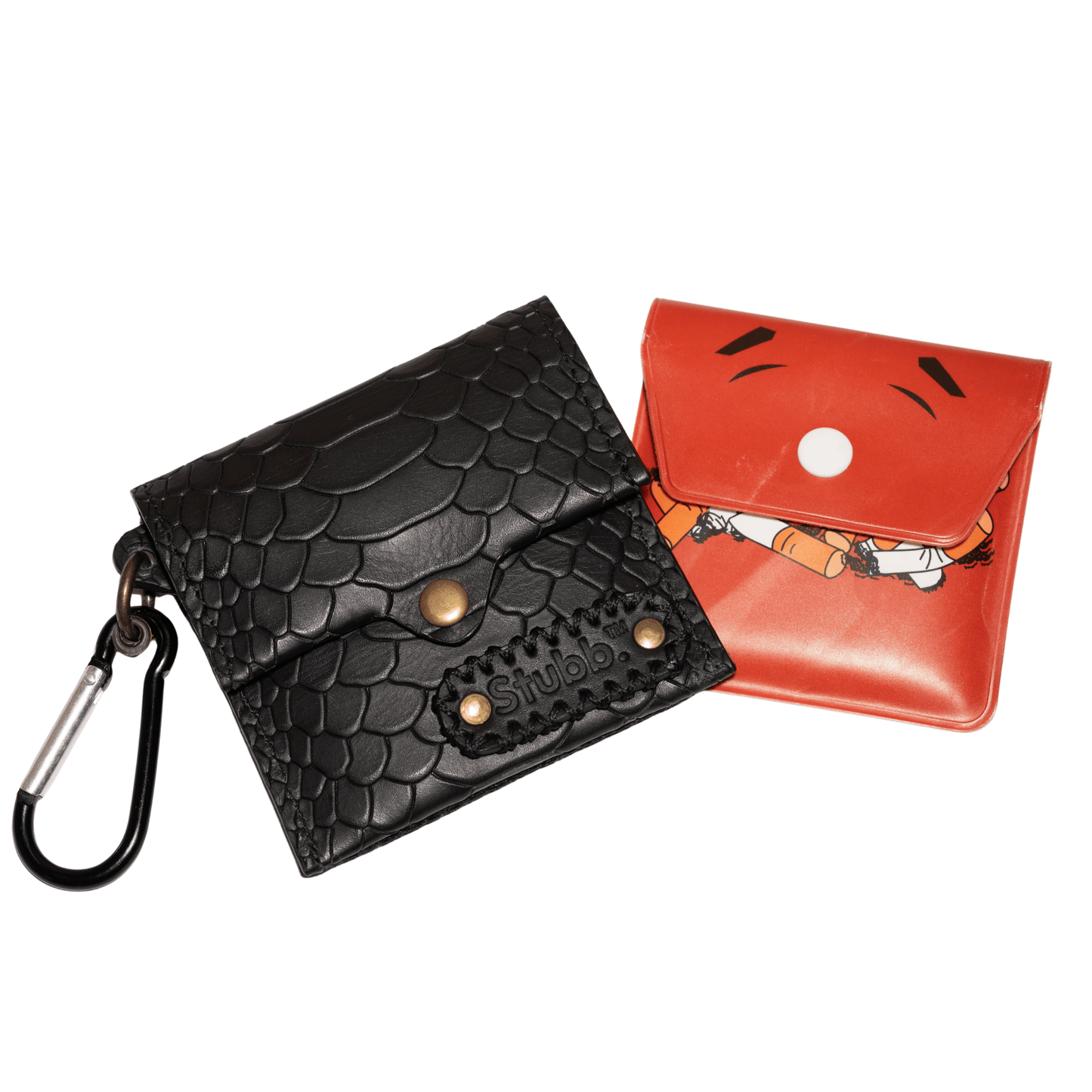 Portable Ashtray Skins - Leather - Black Croco