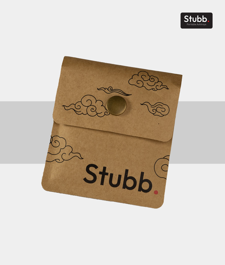 Brown Kraft Stubb Pocket Ashtray